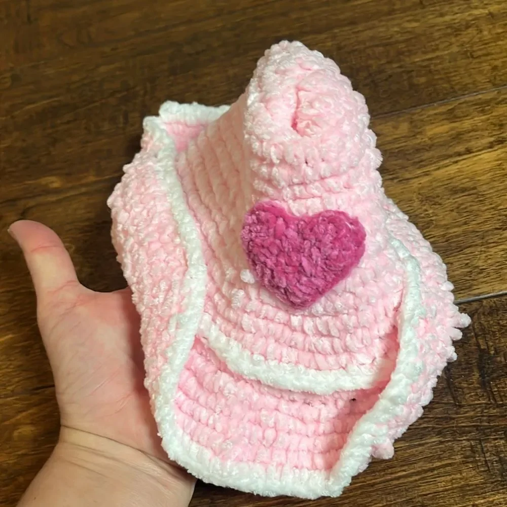 DayLee Design Pink Handmade Western Style Hat and Boots, size 0-6 months